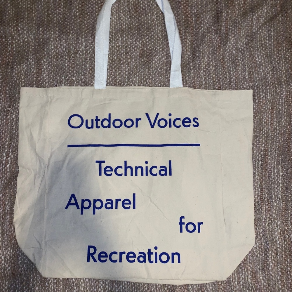 Outdoor Voices Giant MegaFleece Tote Bag